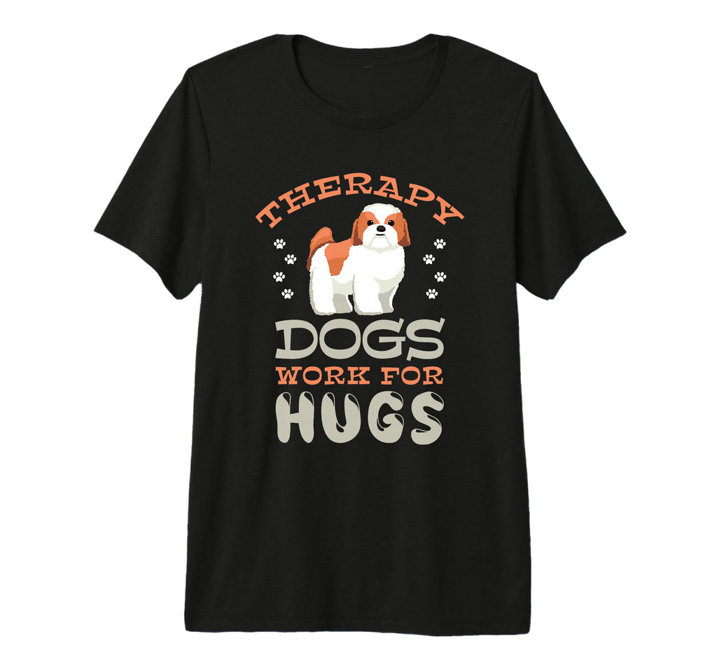 Therapy Dog Support Animal Lover Tri T-Shirt - Streetwear Style Unisex - T-Shirt, Sweatshirt, Hoodie