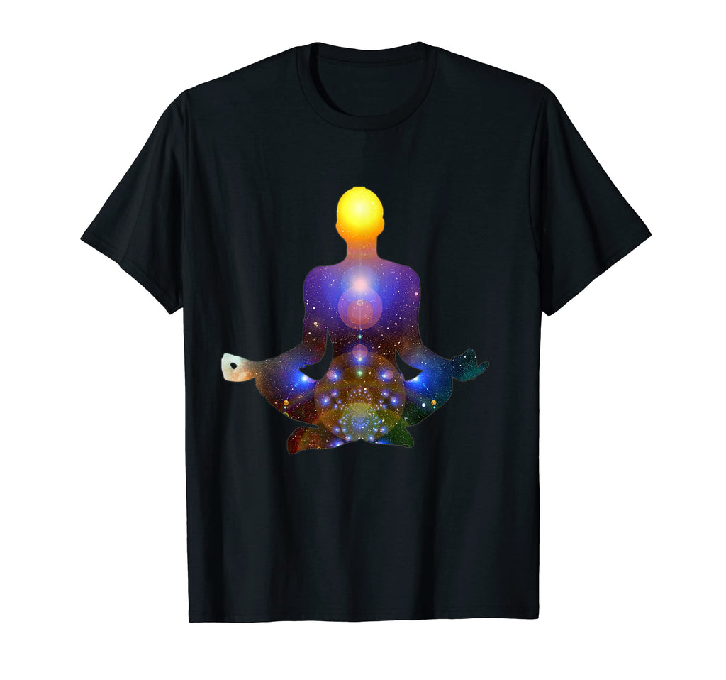 Helloworld Meditation Namaste T-Shirt - Fun Novelty Design Unisex - T-Shirt, Sweatshirt, Hoodie