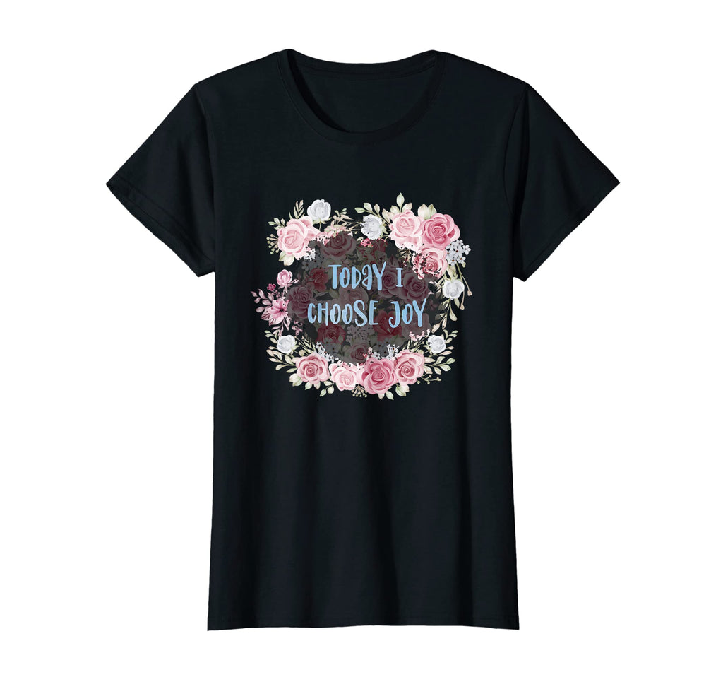 Womens Today I Choose Joy Blue T-Shirt - Minimalist Print Men Women - T-Shirt, Sweatshirt, Hoodie
