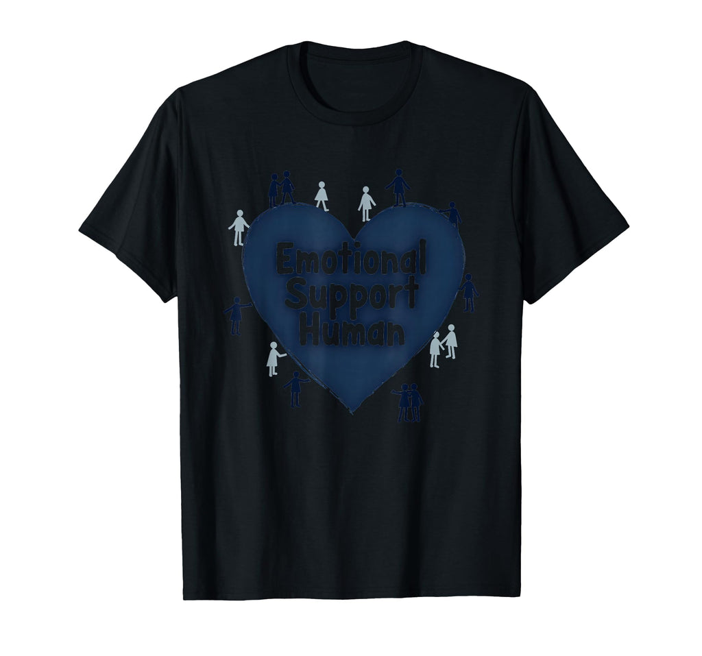 Emotional Support Human Counselor Gift T-Shirt - Graphic Print Men Women - T-Shirt, Sweatshirt, Hoodie
