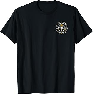 San Clemente California CA Retro Surfer Beach Front & Back T-Shirt Unisex T-shirt, Sweatshirt, Hoodie, Long Sleeve Tee - T-Shirt, Sweatshirt, Hoodie