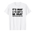 Inspirational Mental Health Matters T-Shirt - Minimalist Print for Adults - T-Shirt, Sweatshirt, Hoodie