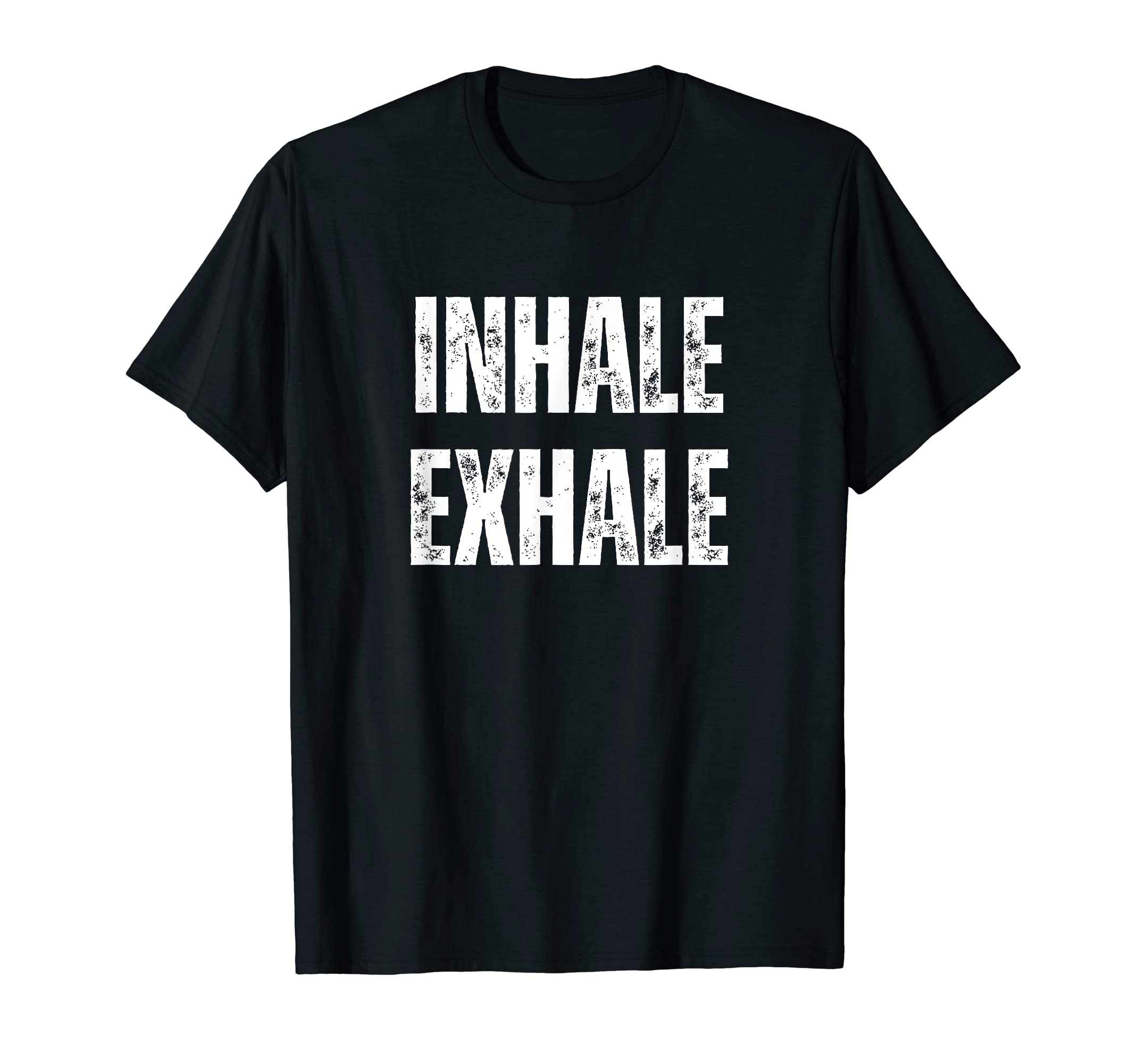 Inhale Exhale Breathwork White T-Shirt - Novelty Apparel Unisex - T-Shirt, Sweatshirt, Hoodie