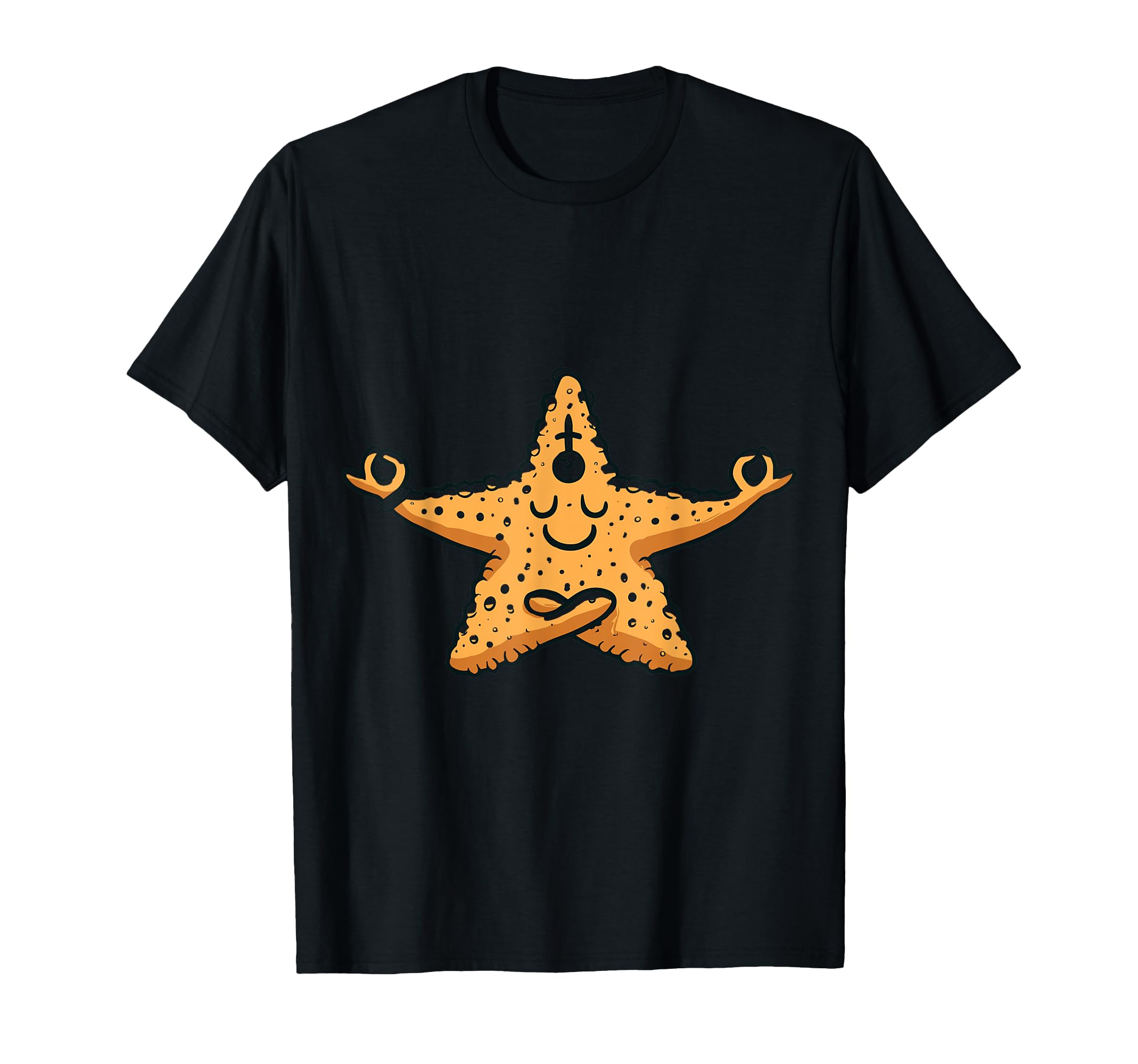 Meditation Starfish Yoga Pose Relaxing T-Shirt - Streetwear Style Unisex - T-Shirt, Sweatshirt, Hoodie