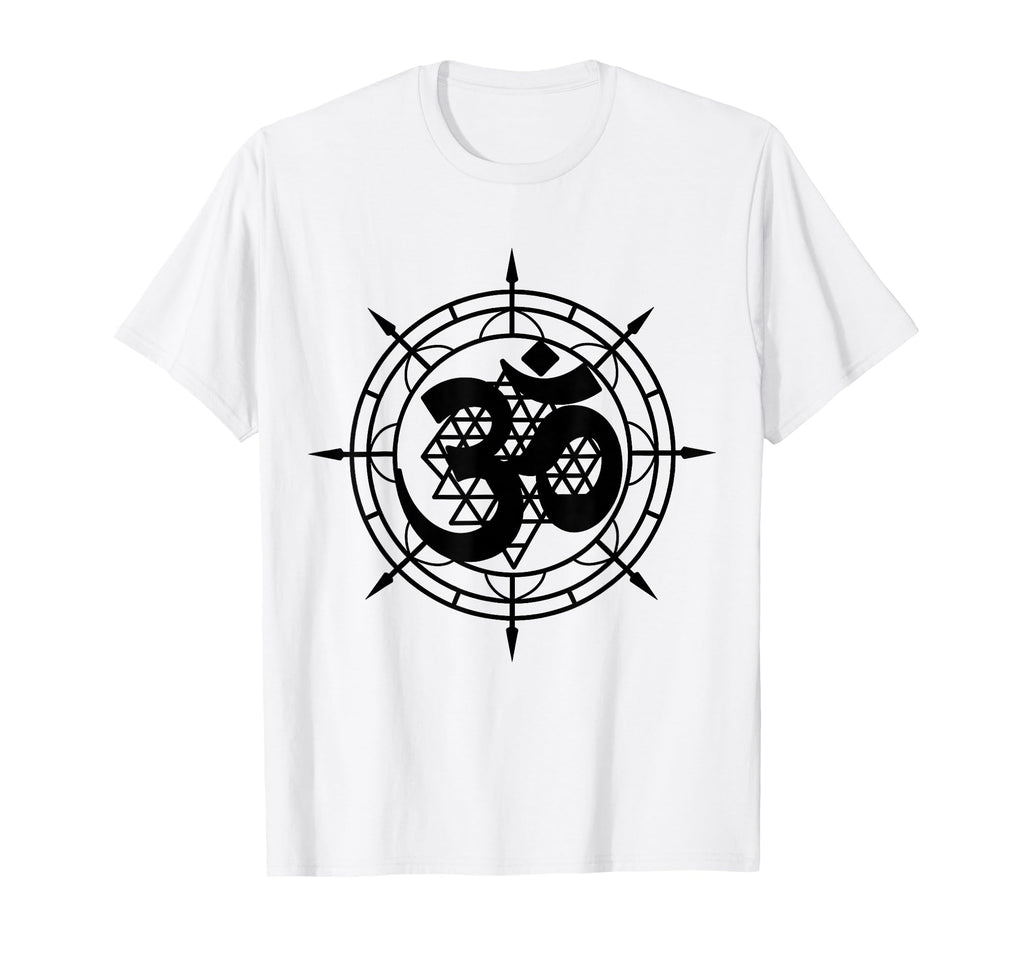 Om Yantra Sacred Geometry Spiritual T-Shirt - Novelty Apparel Unisex - T-Shirt, Sweatshirt, Hoodie