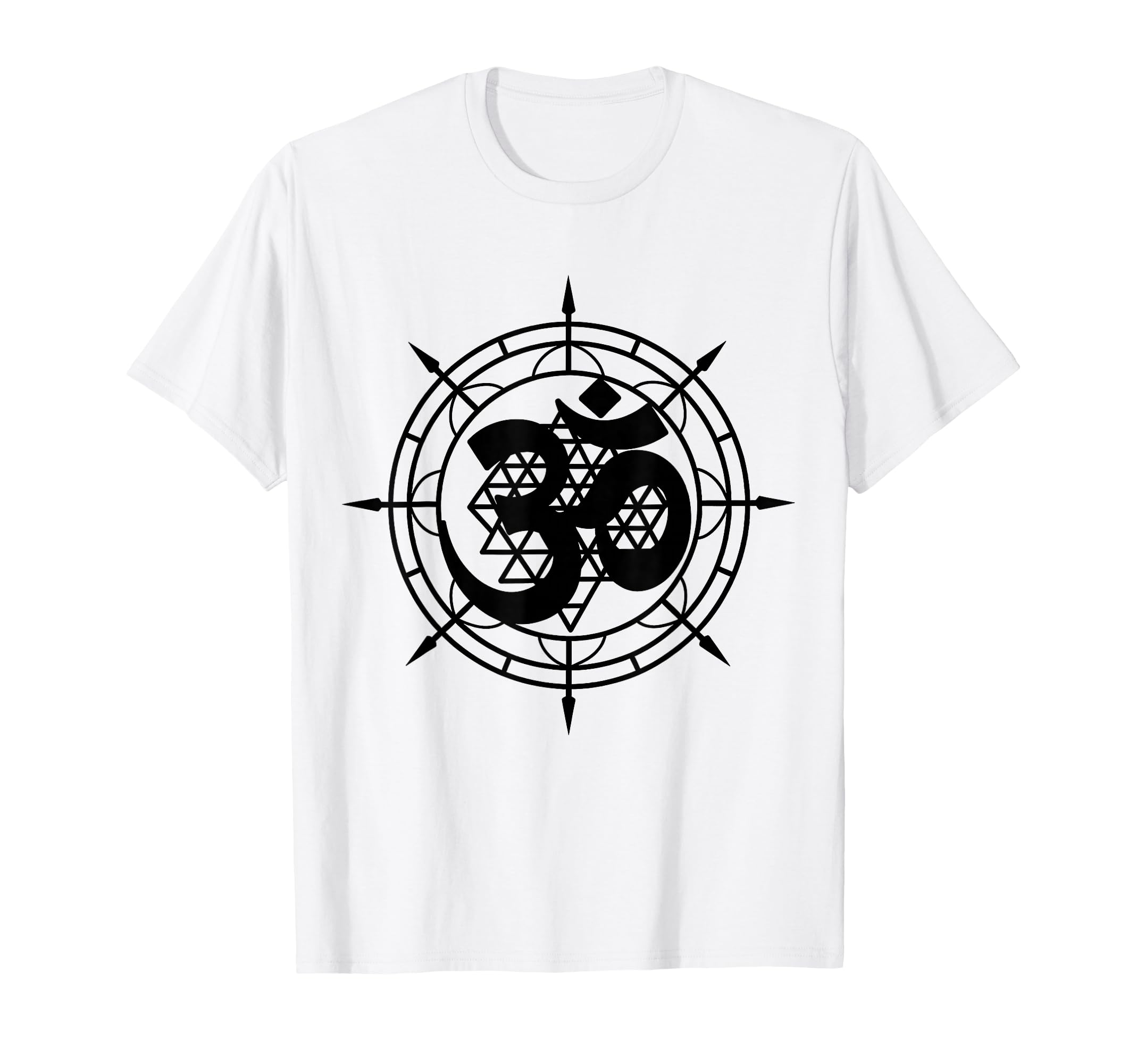Om Yantra Sacred Geometry Spiritual T-Shirt - Novelty Apparel Unisex - T-Shirt, Sweatshirt, Hoodie
