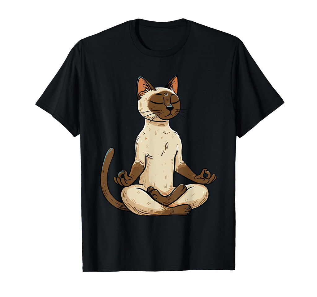 Meditation Siamese Yoga Pose T-Shirt - Aesthetic Graphic Men Women - T-Shirt, Sweatshirt, Hoodie