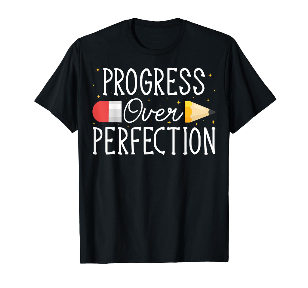 Progress Over Perfection Motivational T-Shirt - Streetwear Style Men Women - T-Shirt, Sweatshirt, Hoodie