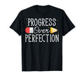 Progress Over Perfection Motivational T-Shirt - Streetwear Style Men Women - T-Shirt, Sweatshirt, Hoodie