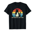 Antisocial Cat Club Introvert Cat T-Shirt - Minimalist Print Men Women - T-Shirt, Sweatshirt, Hoodie