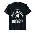 Rottweiler Is Best Therapy Rottie T-Shirt - Custom Art Print Men Women - T-Shirt, Sweatshirt, Hoodie