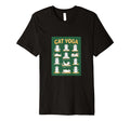Cat Yoga Poses Cats Practicing Mindfulness T-Shirt - Graphic Print Unisex - T-Shirt, Sweatshirt, Hoodie