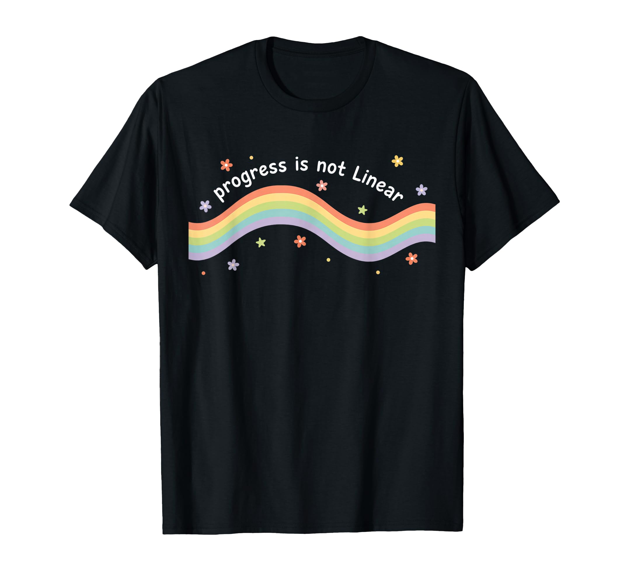 Teacher Progress Is Not Linear Special T-Shirt - Minimalist Print Unisex - T-Shirt, Sweatshirt, Hoodie