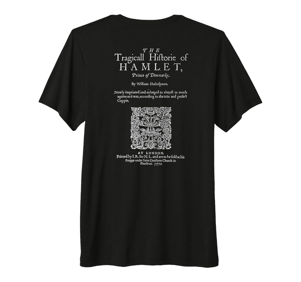 Hamlet Theatre Literature Book Lover Tri T-Shirt - Custom Art Print Unisex - T-Shirt, Sweatshirt, Hoodie