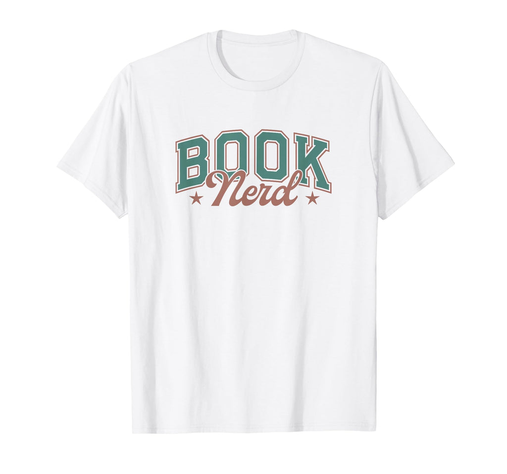Book Nerd Varsity Librarian Bookish T-Shirt - Trendy Graphic Men Women - T-Shirt, Sweatshirt, Hoodie