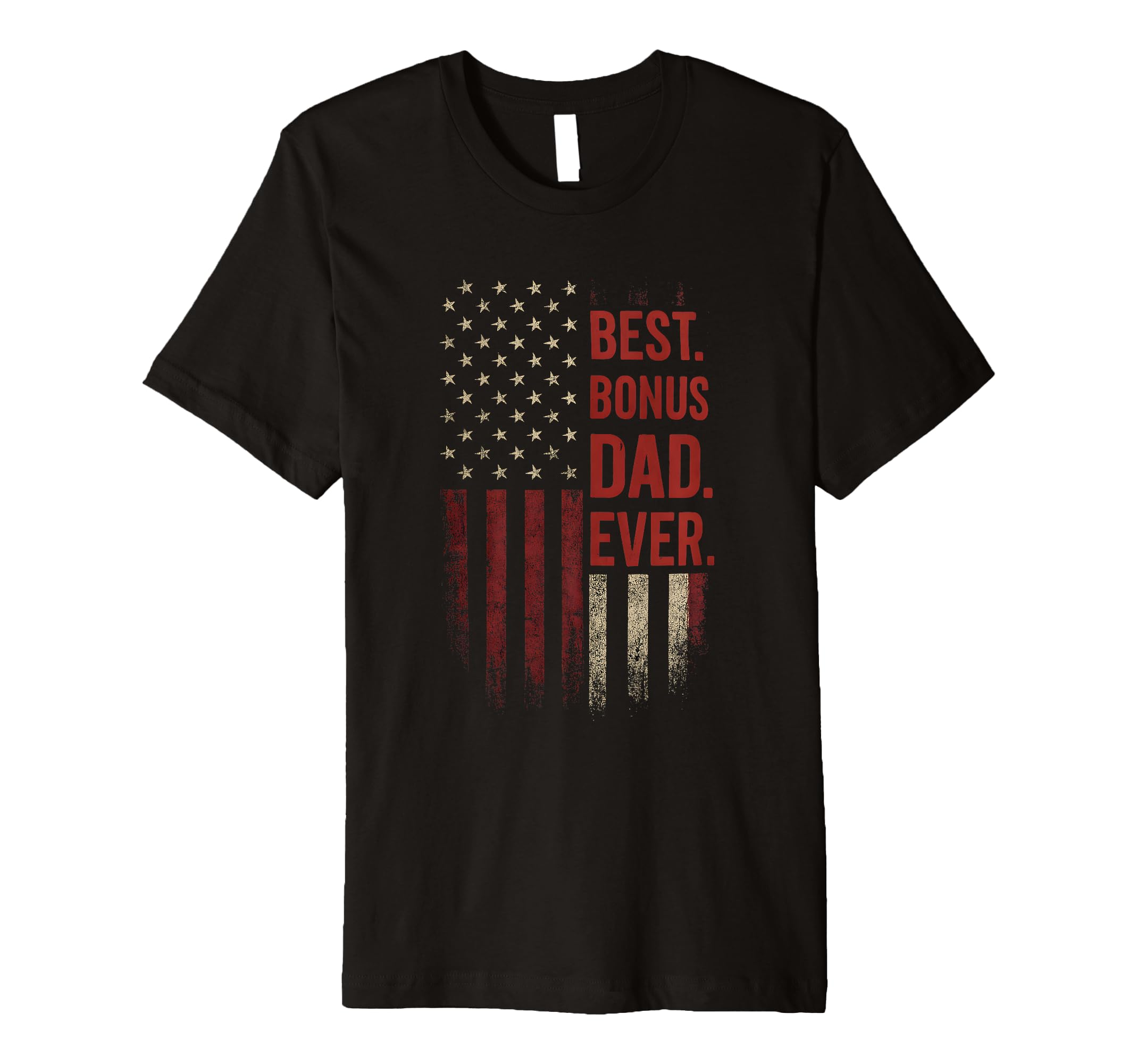 Mens Step Dad Best Bonus Dad Ever T-Shirt - Graphic Print for Adults - T-Shirt, Sweatshirt, Hoodie