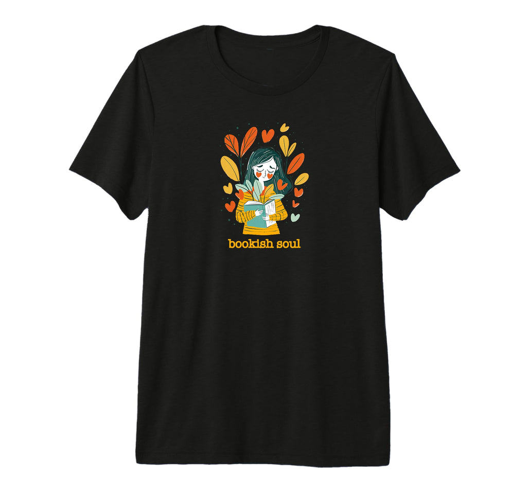 Bookish Soul Boho Tri Blend T-Shirt - Fun Novelty Design for Adults - T-Shirt, Sweatshirt, Hoodie