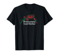 Funny Red Roses Professional Overthinker T-Shirt - Custom Art Print Unisex - T-Shirt, Sweatshirt, Hoodie