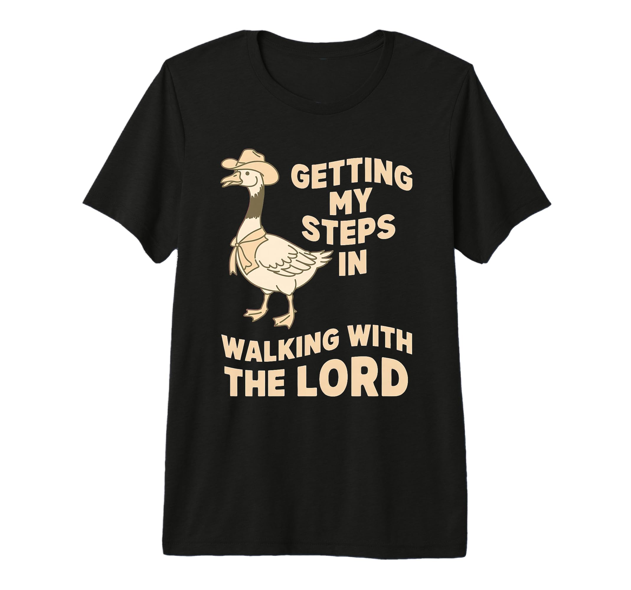 Getting My Steps Walking Lord Goose Tri T-Shirt - Novelty Apparel Unisex - T-Shirt, Sweatshirt, Hoodie