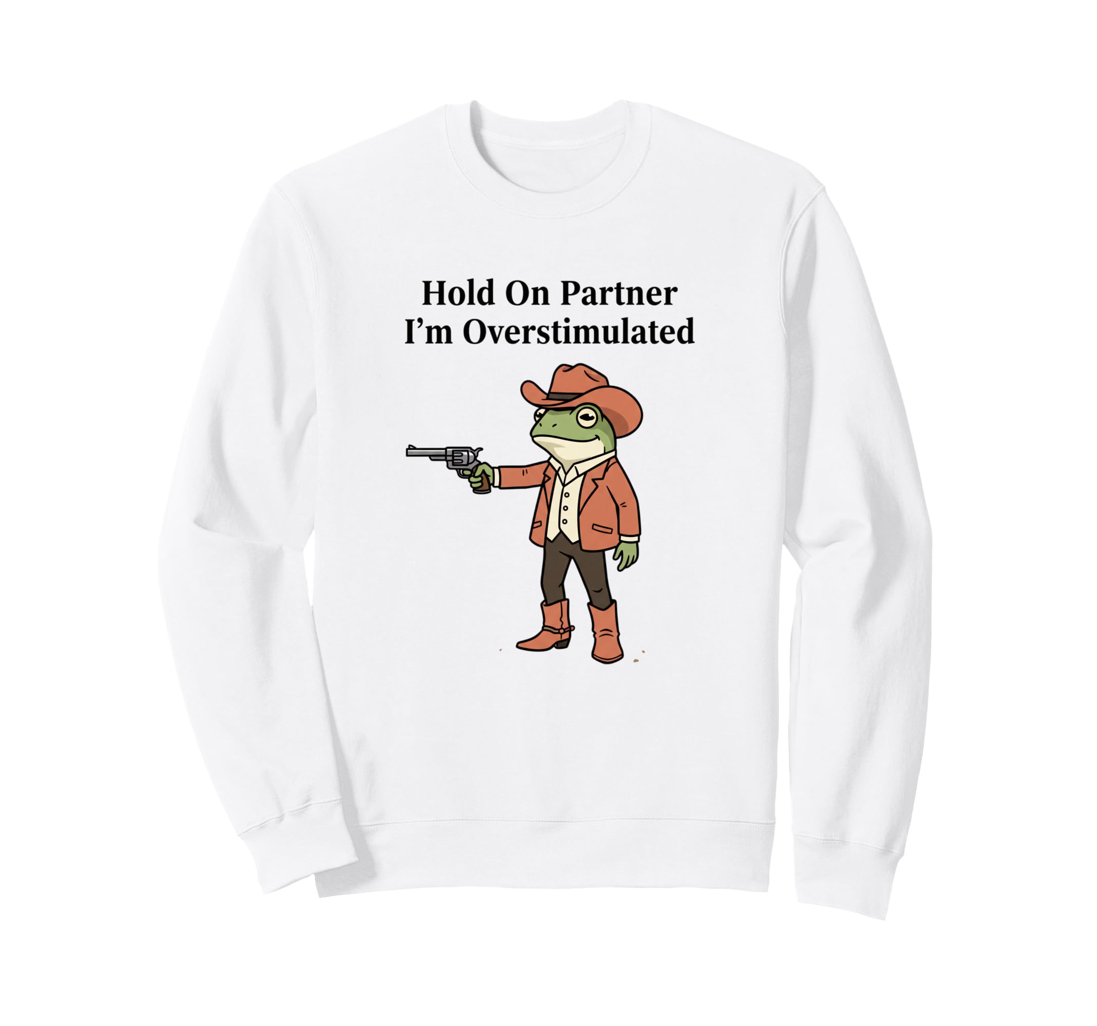 Frog Hold Partner Im Sweatshirt - Custom Art Print for Adults - T-Shirt, Sweatshirt, Hoodie