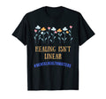 Floral Healing Isnt Linear Mental T-Shirt - Minimalist Print Men Women - T-Shirt, Sweatshirt, Hoodie