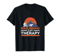Bikej Ring Is My Therapy Dog T-Shirt - Minimalist Print for Adults - T-Shirt, Sweatshirt, Hoodie