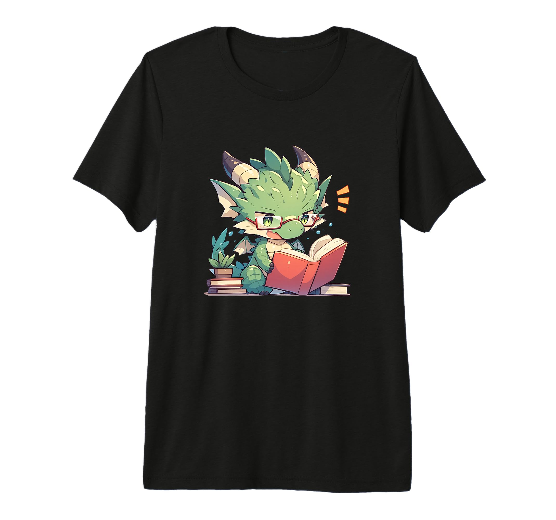Dragon Reading Book Dragon School Tri T-Shirt - Graphic Print Men Women - T-Shirt, Sweatshirt, Hoodie