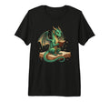 Dragon Reading Books Bookworm Funny T-Shirt - Aesthetic Graphic Men Women - T-Shirt, Sweatshirt, Hoodie