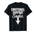 Emotional Support Snake Funny T-Shirt - Minimalist Print Men Women - T-Shirt, Sweatshirt, Hoodie