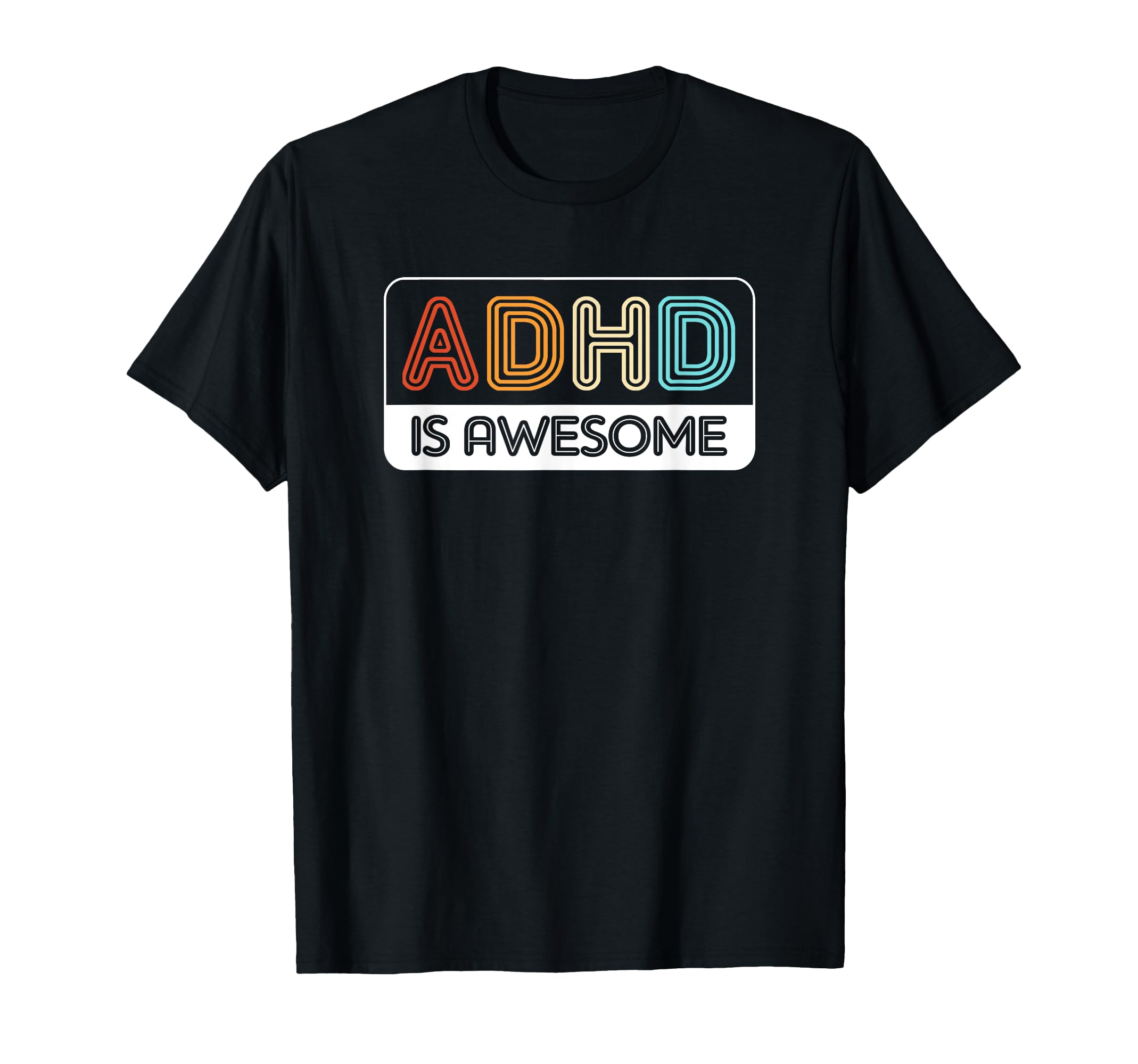 Alphabet Neurodiversity Awareness Adhd T-Shirt - Trendy Graphic for Adults - T-Shirt, Sweatshirt, Hoodie