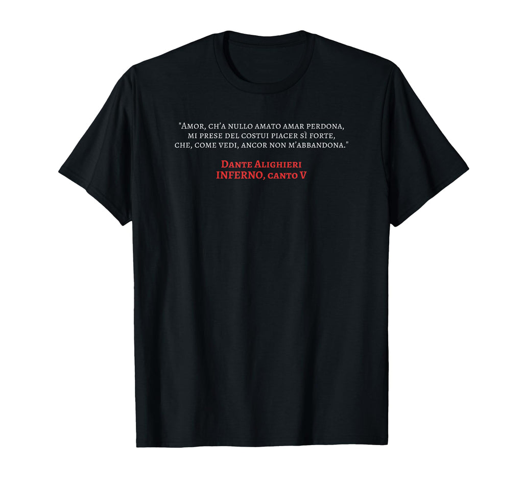 Divine Comedy Inferno Amor Cha Nullo T-Shirt - Streetwear Style for Adults - T-Shirt, Sweatshirt, Hoodie