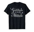 Gratitude Is Best Attitude T-Shirt - Minimalist Print Men Women - T-Shirt, Sweatshirt, Hoodie