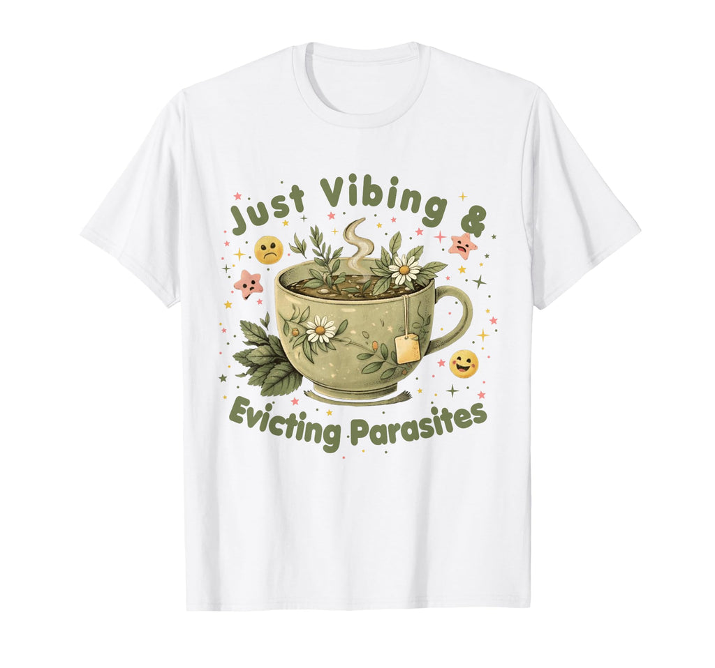 Funny Wellness Vibes Aesthetic Tea T-Shirt - Trendy Graphic for Adults - T-Shirt, Sweatshirt, Hoodie