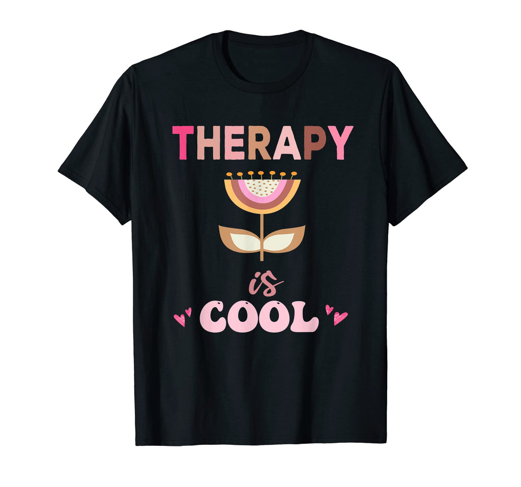 Therapy Is End Stigma Mental T-Shirt - Fun Novelty Design for Adults - T-Shirt, Sweatshirt, Hoodie