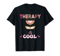 Therapy Is End Stigma Mental T-Shirt - Fun Novelty Design for Adults - T-Shirt, Sweatshirt, Hoodie