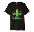 Meditation Cactus Yoga Pose Relaxing T-Shirt - Streetwear Style for Adults - T-Shirt, Sweatshirt, Hoodie