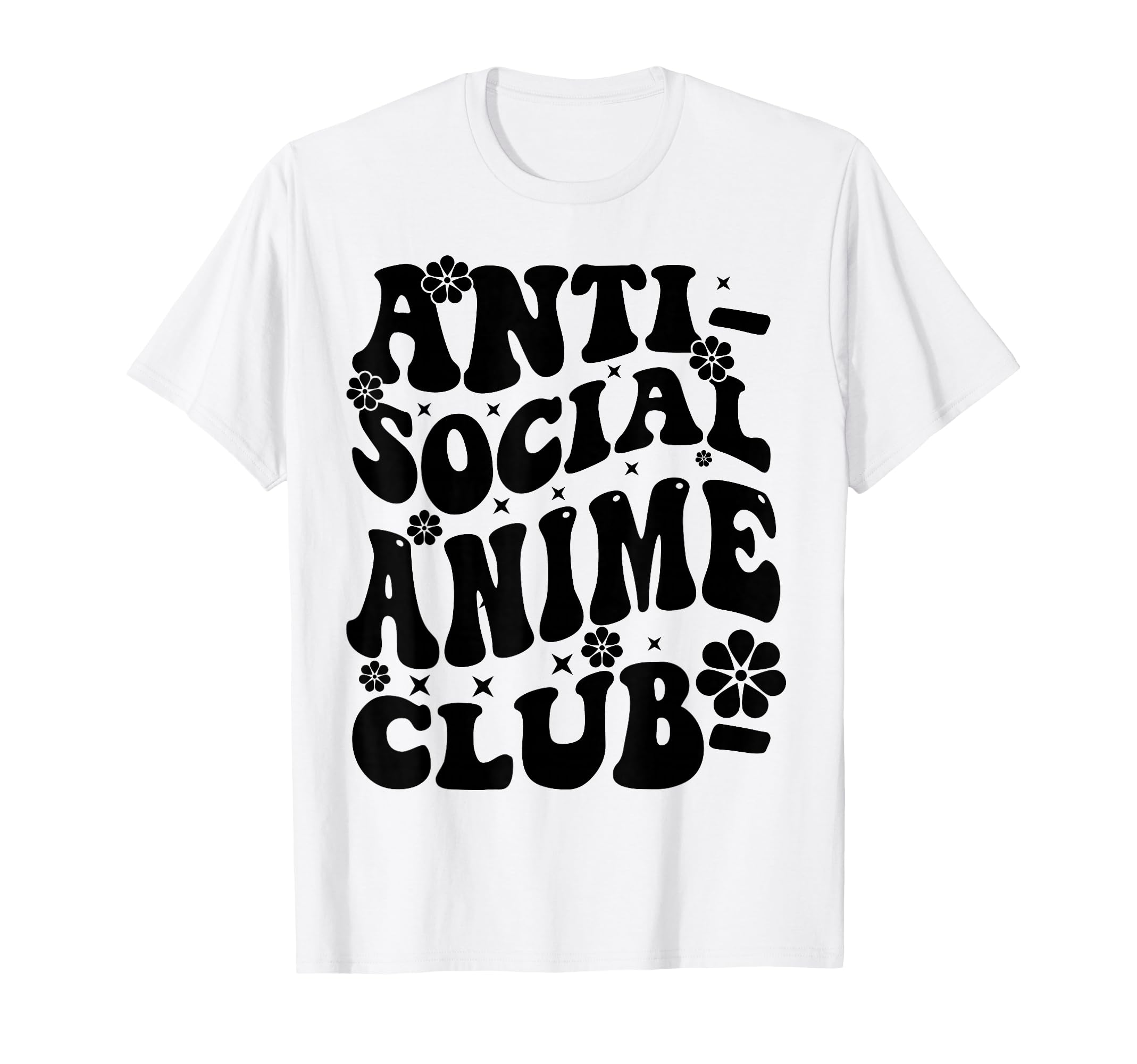 Anti Social Anime Club Anime Kawaii T-Shirt - Graphic Print for Adults - T-Shirt, Sweatshirt, Hoodie