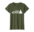 Budda Meditation Evolution Funny Zen T-Shirt - Minimalist Print Men Women - T-Shirt, Sweatshirt, Hoodie