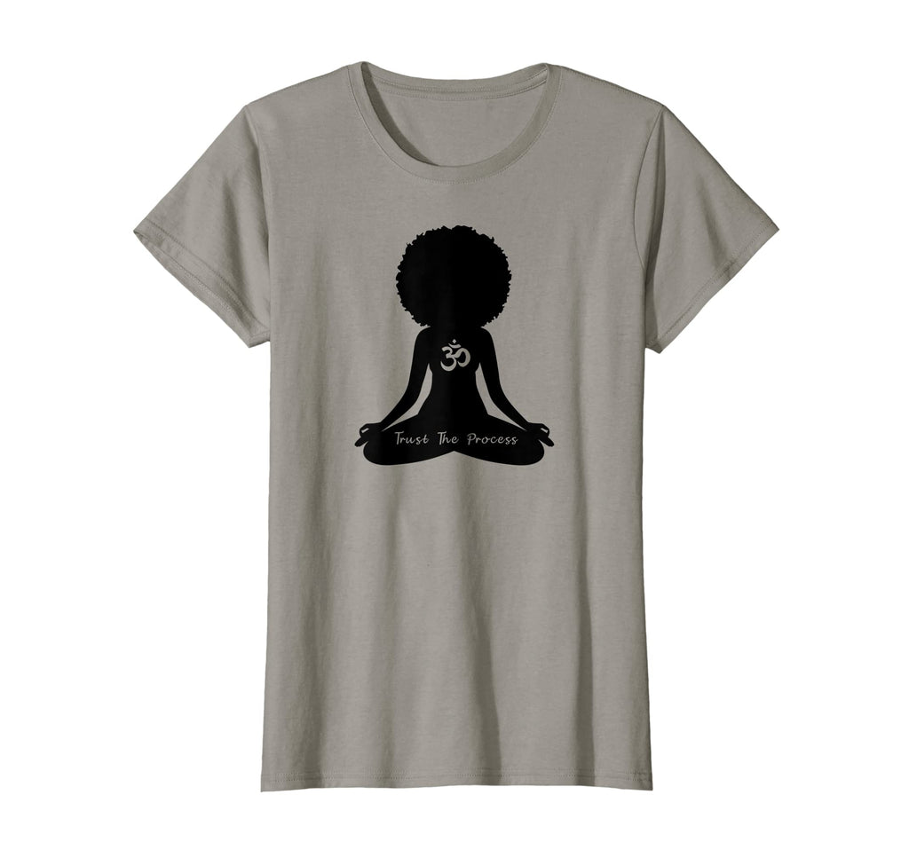 Womens Trust Process Afro Goddess T-Shirt - Trendy Graphic for Adults - T-Shirt, Sweatshirt, Hoodie