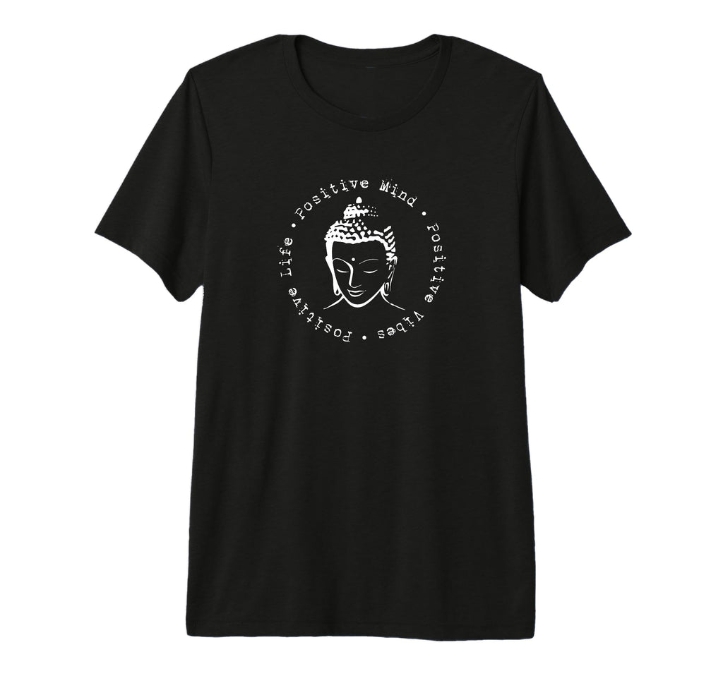 Positive Mindset Meditation T-Shirt - Fun Novelty Design Men Women - T-Shirt, Sweatshirt, Hoodie