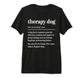 Therapy Dog Definition Therapy Dog T-Shirt - Minimalist Print Men Women - T-Shirt, Sweatshirt, Hoodie