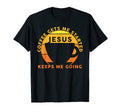 Coffee Gets Me Started Jesus Keeps Me T-Shirt - Trendy Graphic for Adults - T-Shirt, Sweatshirt, Hoodie