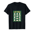 Cat Yoga Poses Cats Practicing Mindfulness T-Shirt - Unique Graphic Unisex - T-Shirt, Sweatshirt, Hoodie