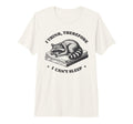 I Think Therefore I Cant Sleep Raccoon T-Shirt - Fun Novelty Design Unisex - T-Shirt, Sweatshirt, Hoodie