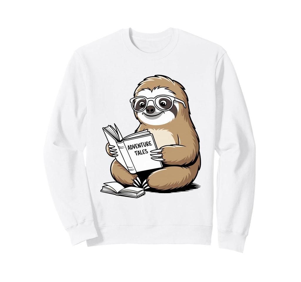 Read Books Be Kind Stay Weird Sloth Sweatshirt - Streetwear Style Men Women - T-Shirt, Sweatshirt, Hoodie