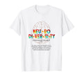 Neurodiversity Brain Definition Adhd T-Shirt - Minimalist Print for Adults - T-Shirt, Sweatshirt, Hoodie