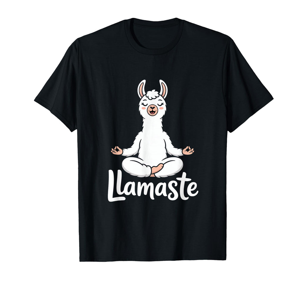 Llamaste Yoga Llama Meditation T-Shirt - Casual Everyday Wear for Adults - T-Shirt, Sweatshirt, Hoodie