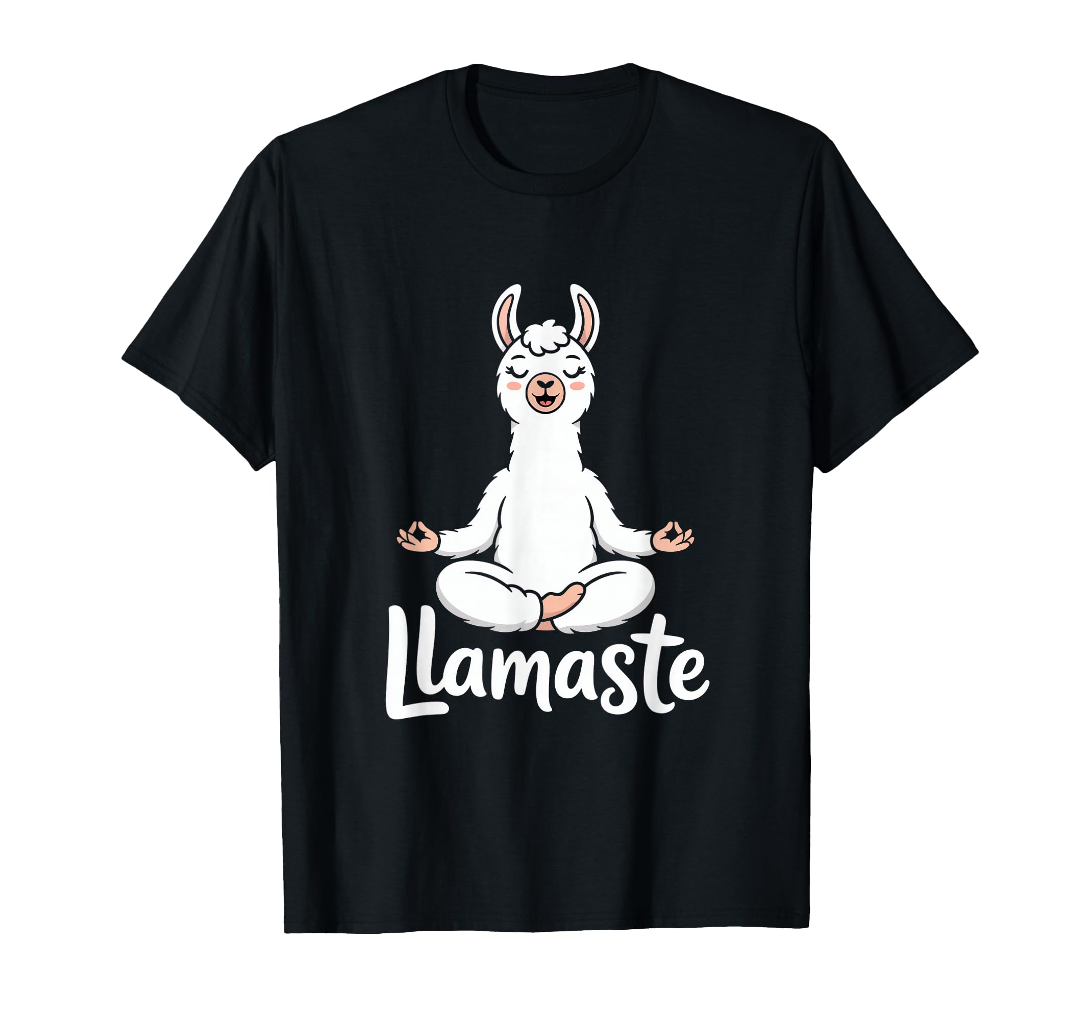 Llamaste Yoga Llama Meditation T-Shirt - Casual Everyday Wear for Adults - T-Shirt, Sweatshirt, Hoodie