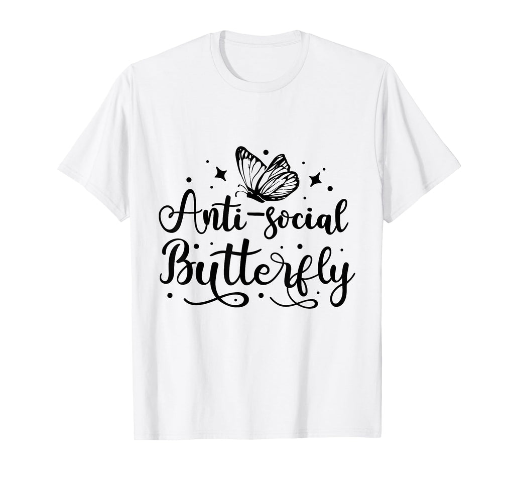Anti Social Butterfly Magical Goth T-Shirt - Graphic Print for Adults - T-Shirt, Sweatshirt, Hoodie