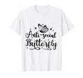 Anti Social Butterfly Magical Goth T-Shirt - Graphic Print for Adults - T-Shirt, Sweatshirt, Hoodie